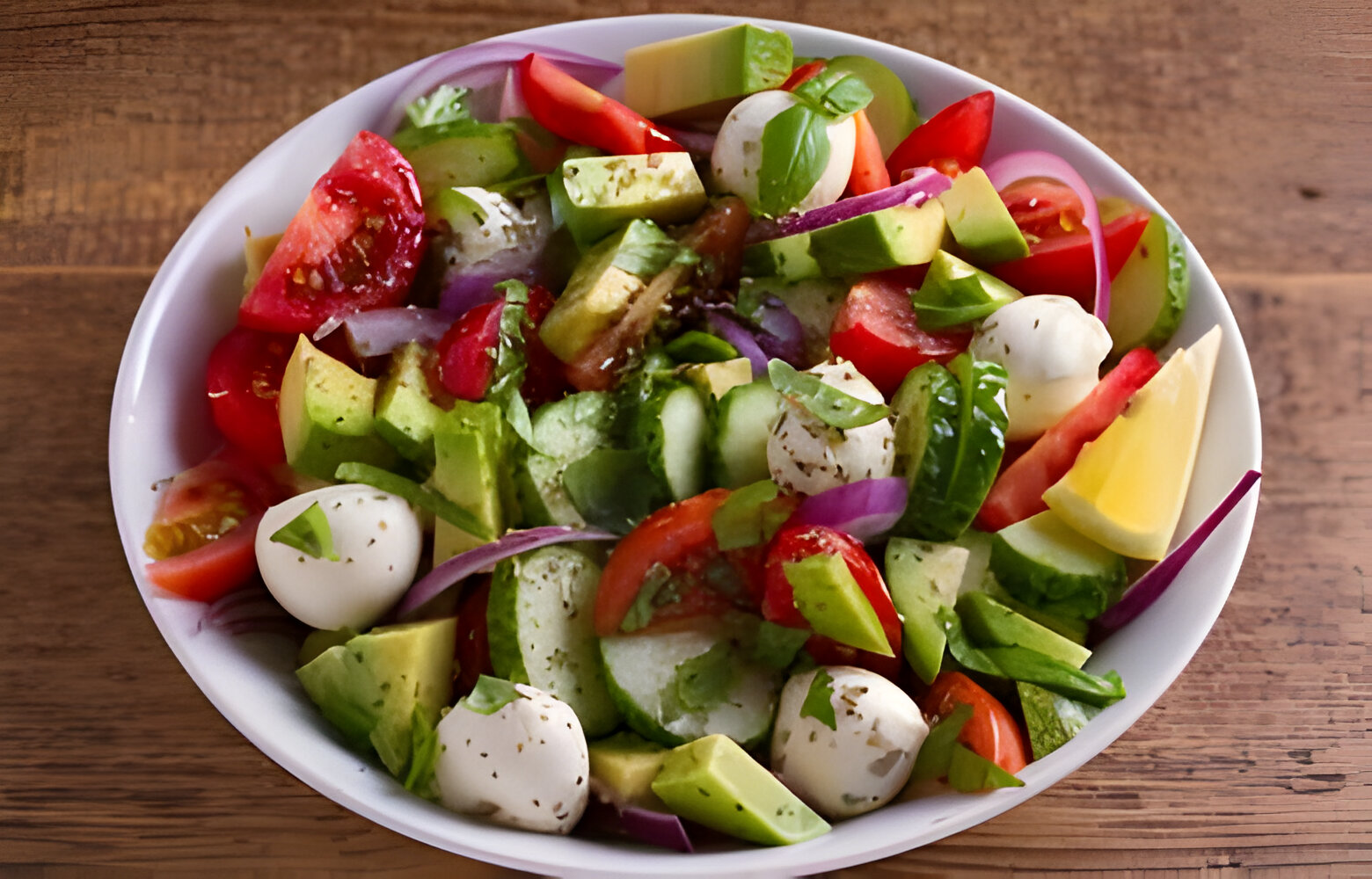 Caprese Avocado Salad