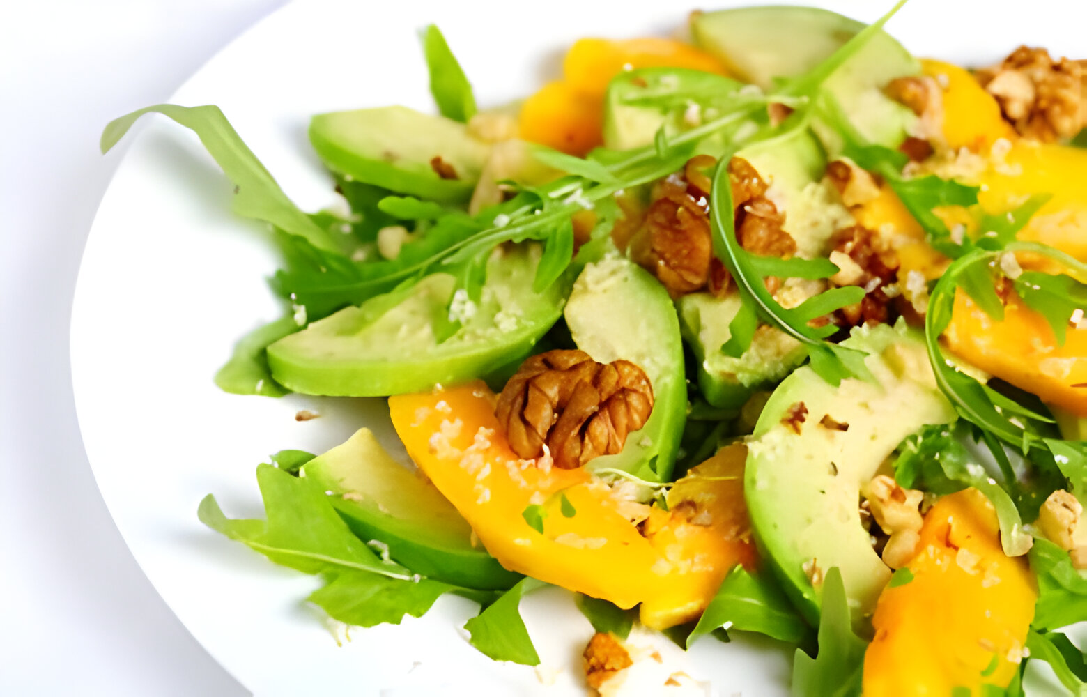 Avocado Mango Salad with Arugula