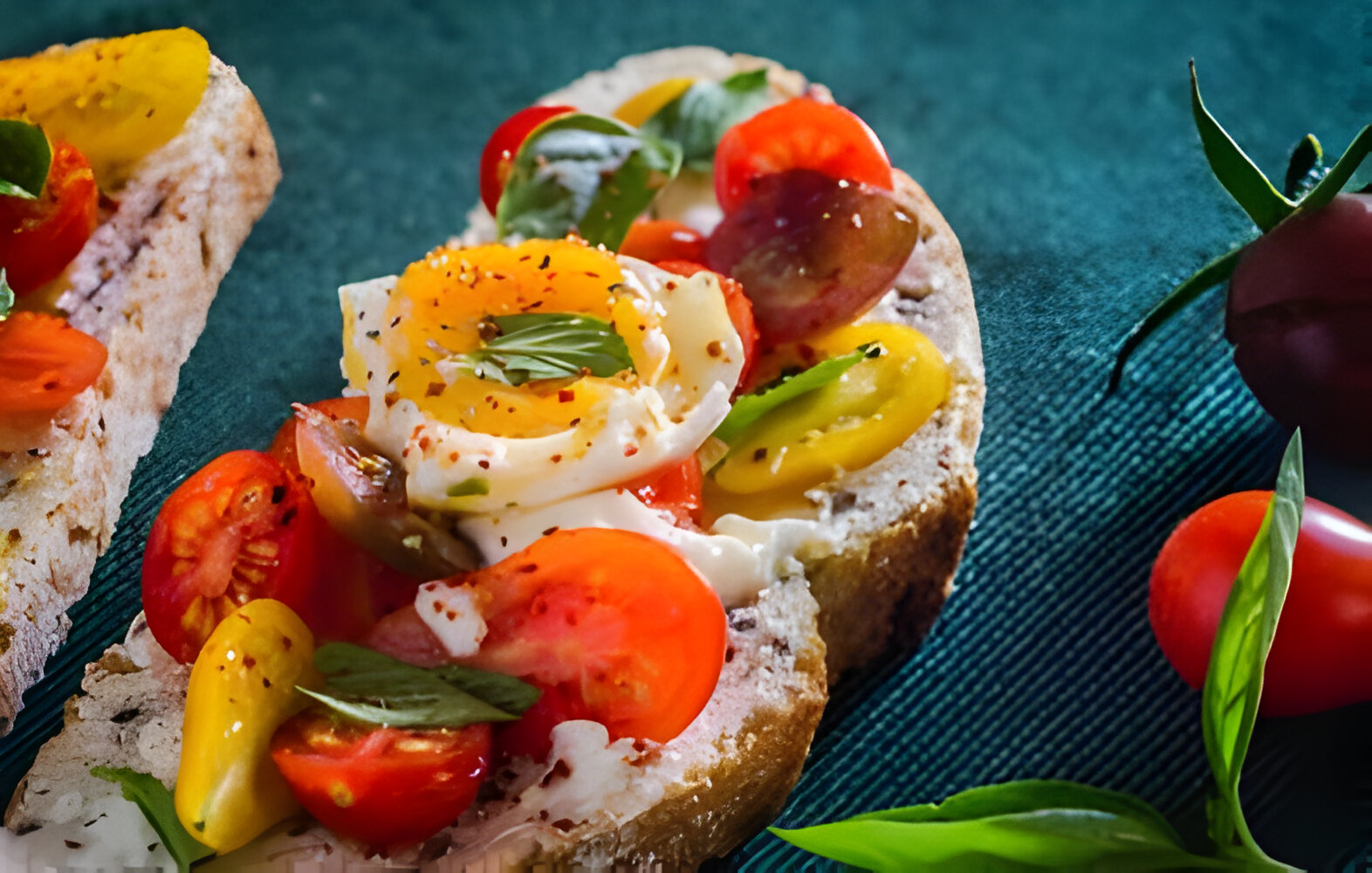 Egg Toast with Vegetables