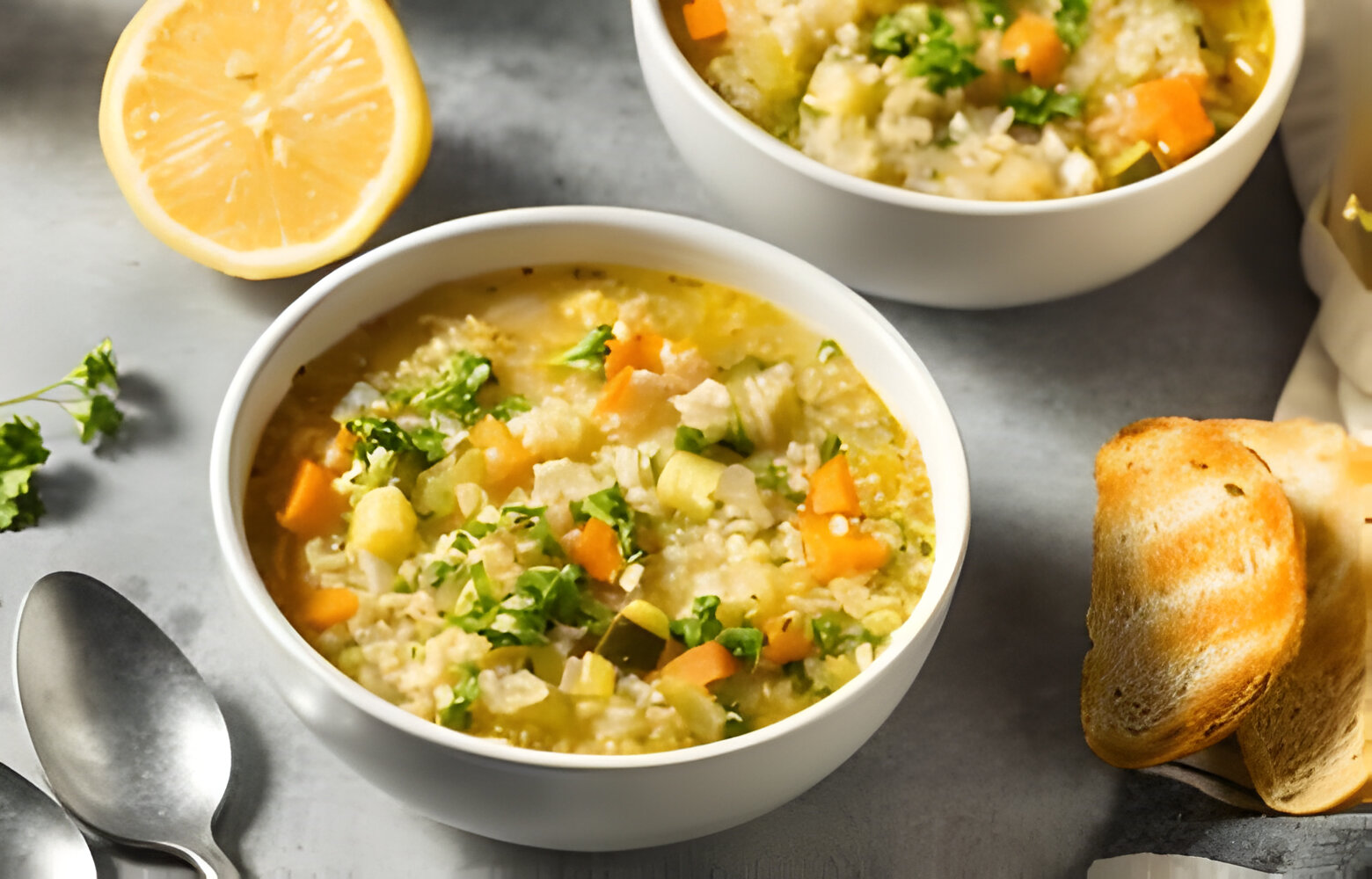 Healthy Chicken and Rice Soup recipe